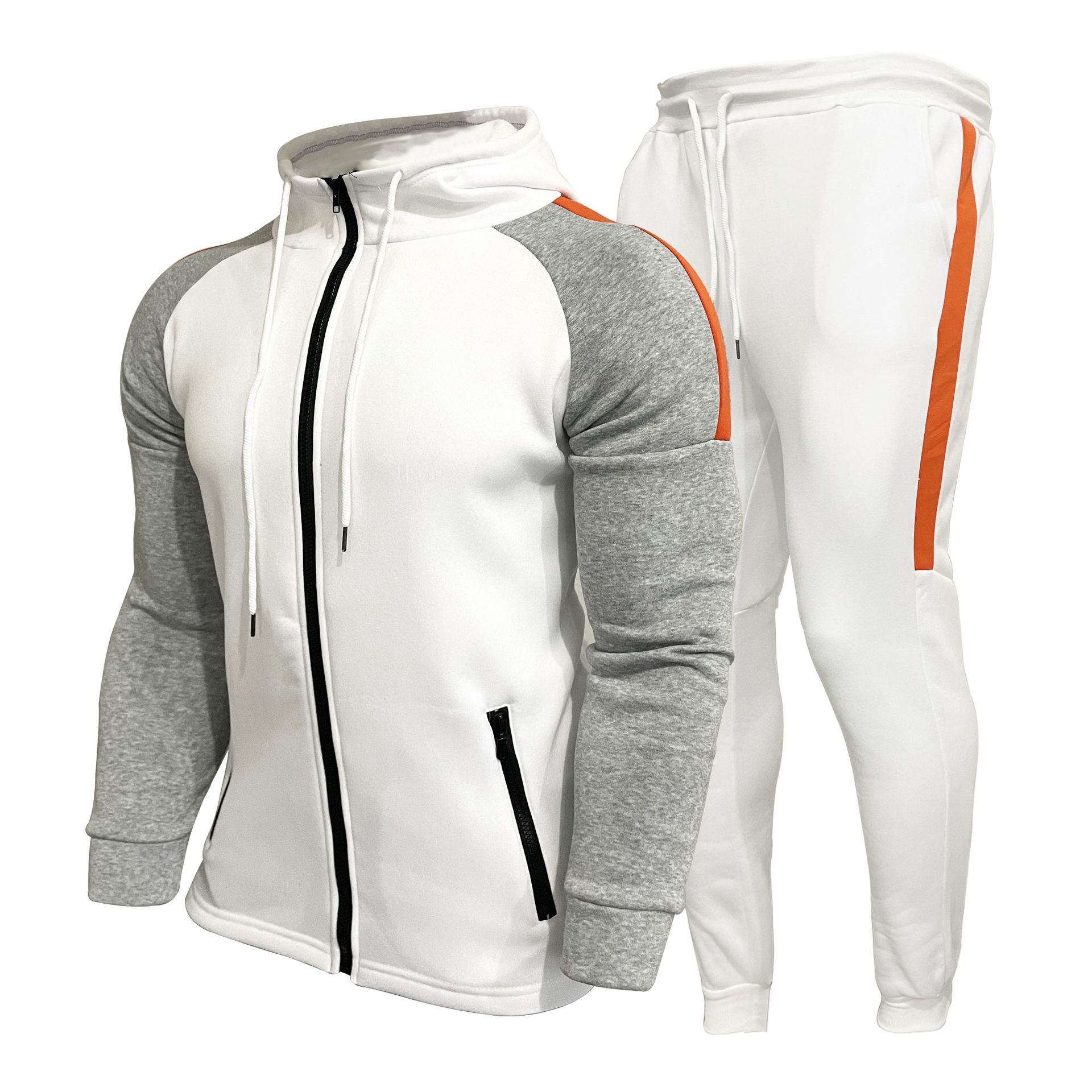 Men's Contrast Casual New Fashion Tracksuit