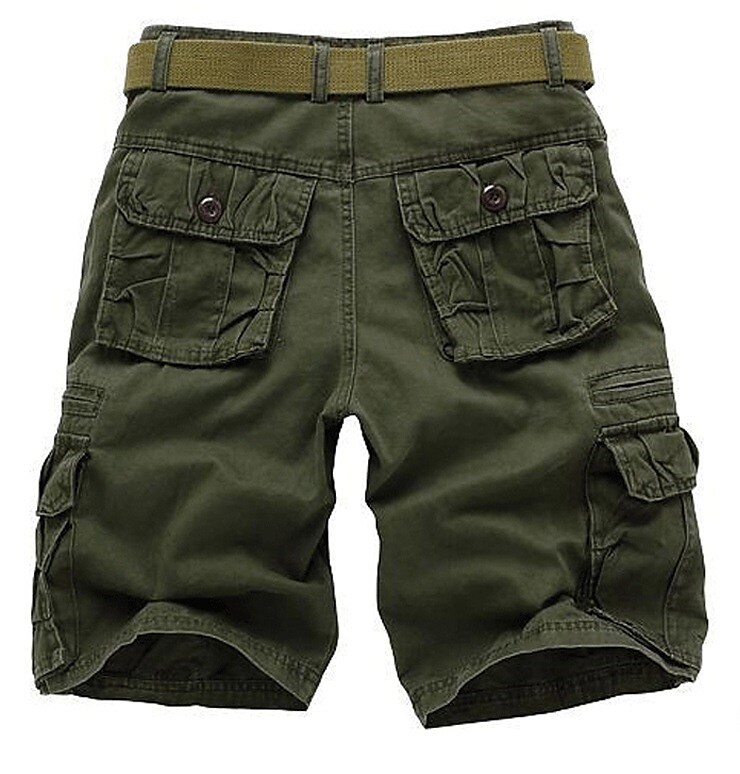 Men's Tactical Multiple Pockets Short (Belt is not included)