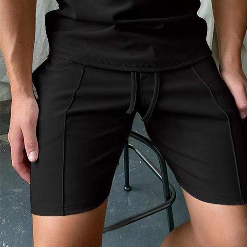 Men's Solid Color Casual Shorts
