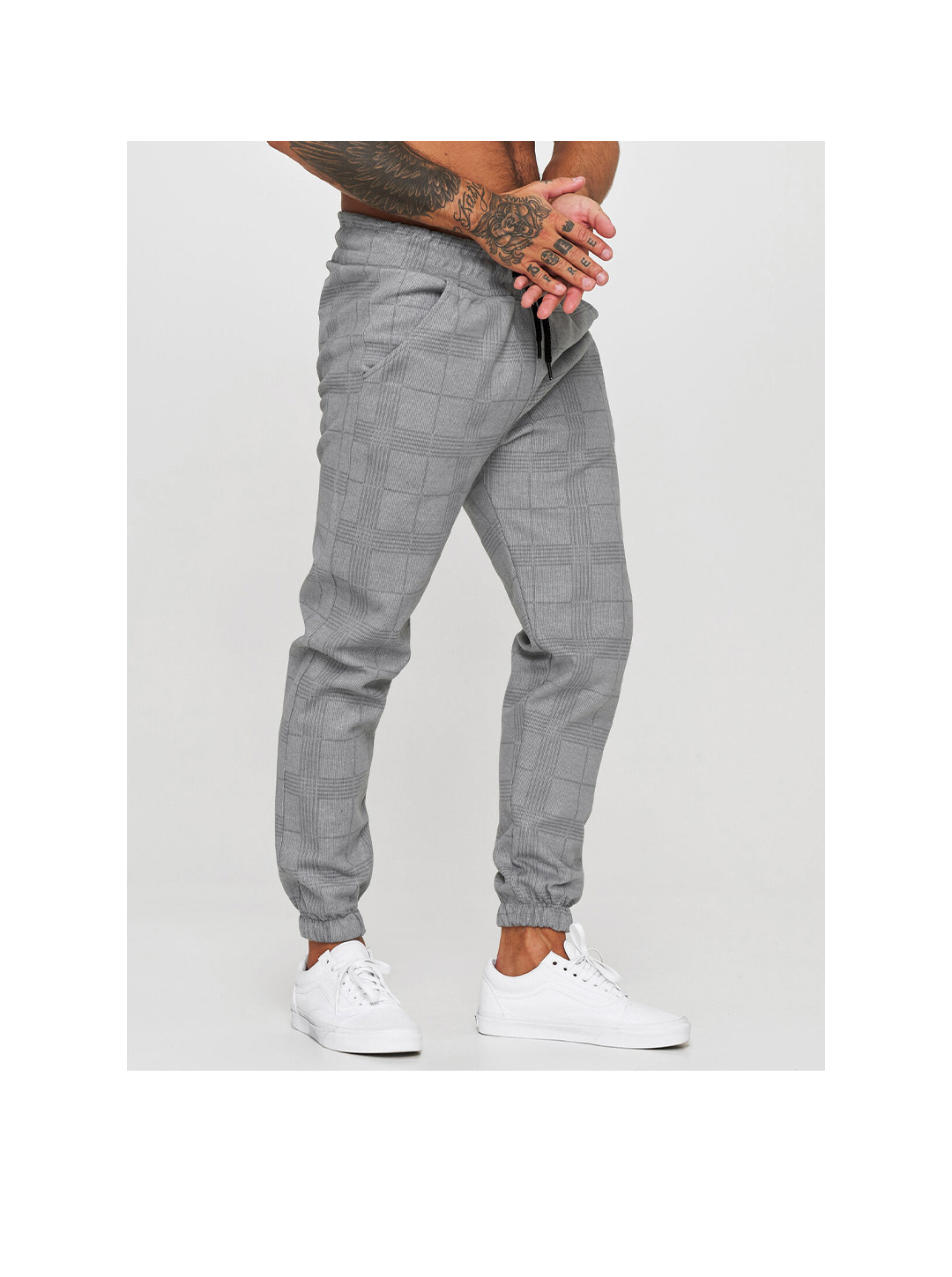 Men's 3D Printing Drawstring Elastic Casual Jogger