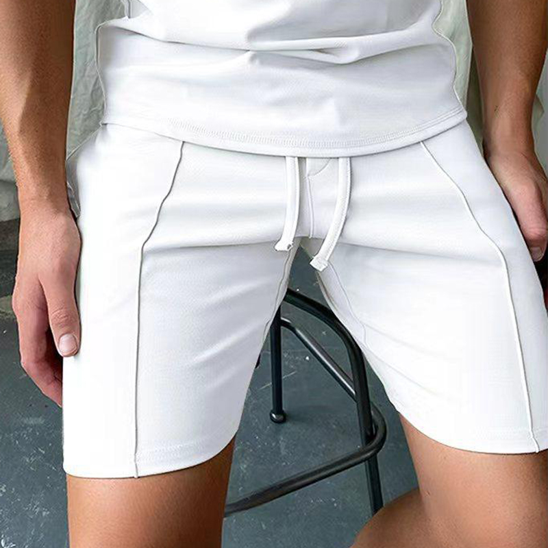 Men's Solid Color Casual Shorts