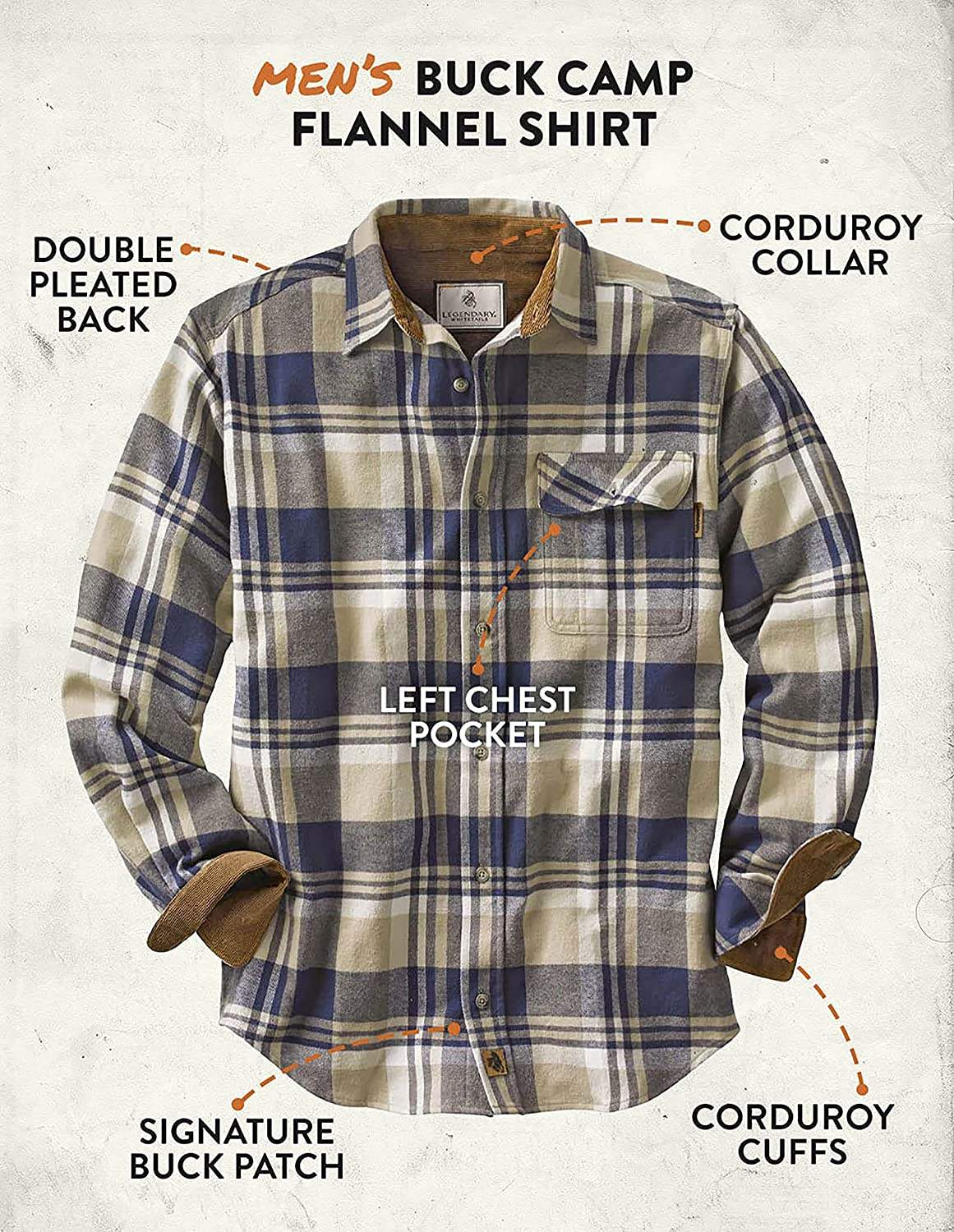 Men's Buck Camp Flannel Shirt