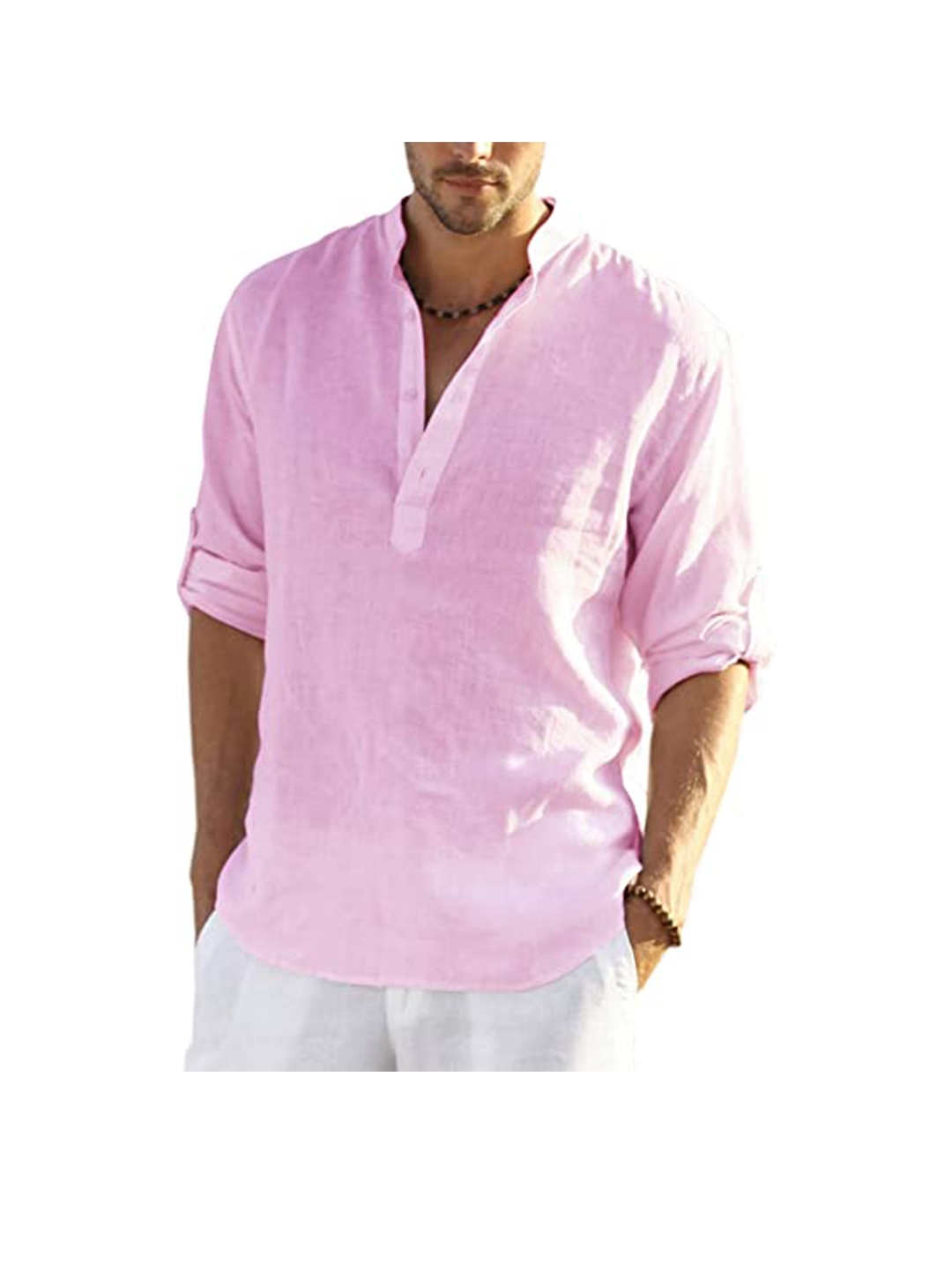 Randy Casual Henley Collar Shirt