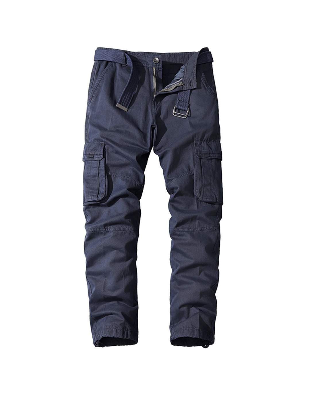 Posey Solid Color Tactical Cargo Chino Pants(Belt is not included)