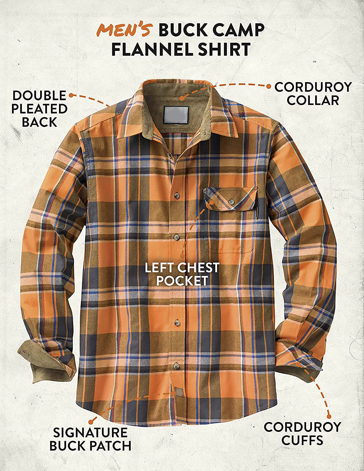 Men's Buck Camp Flannel Shirt