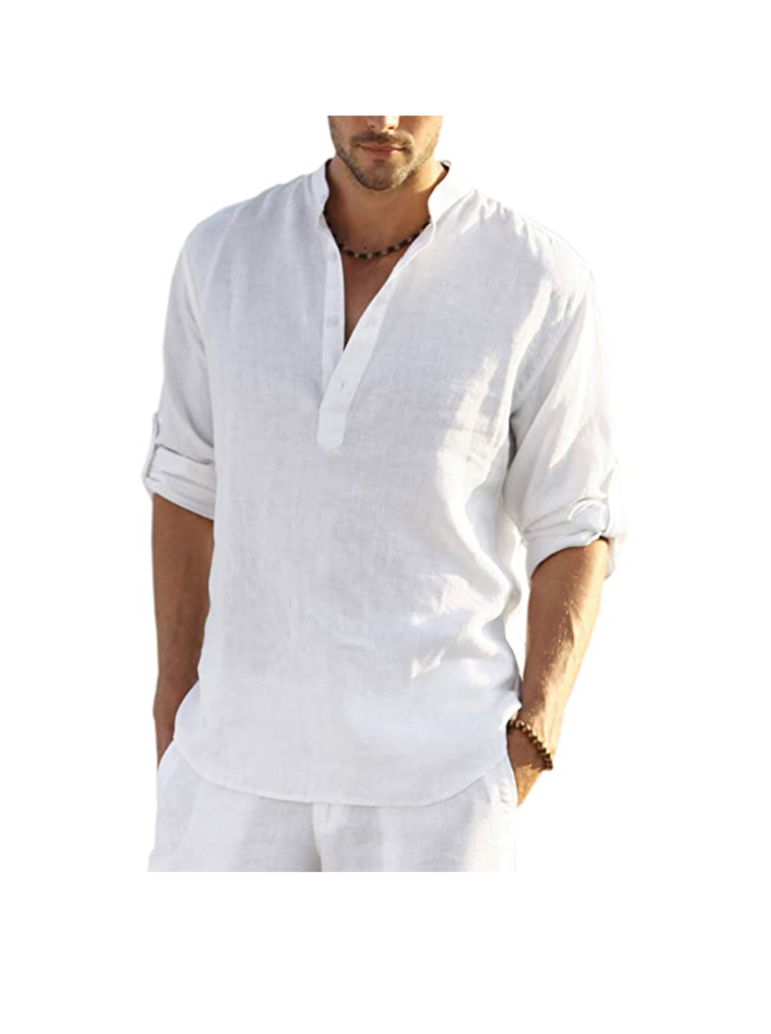 Randy Casual Henley Collar Shirt