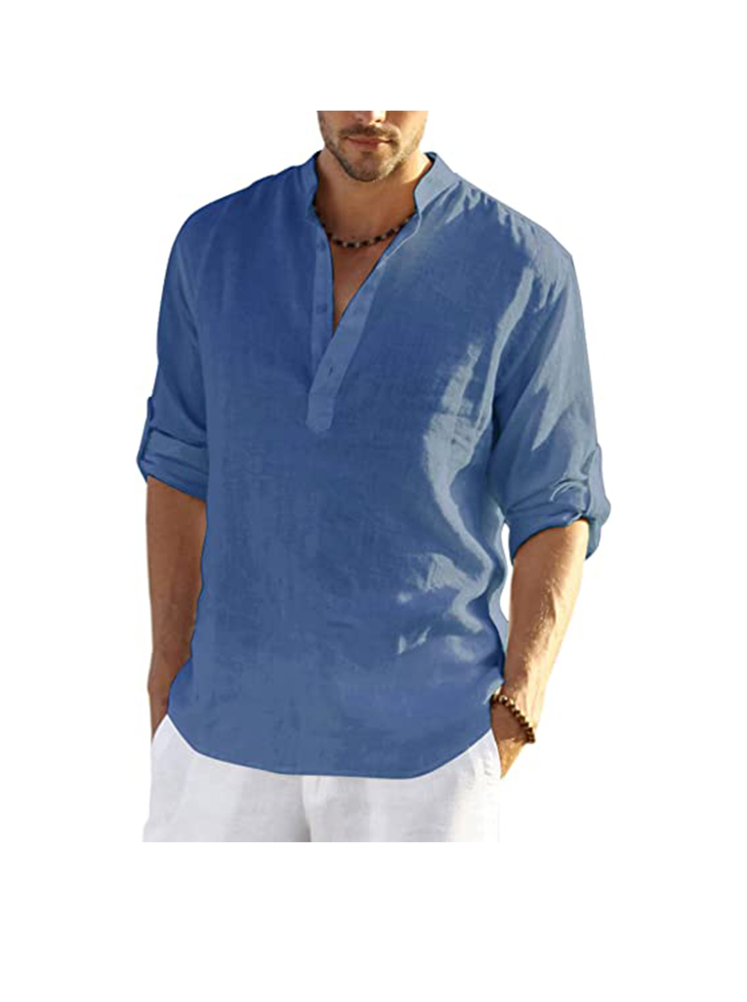 Randy Casual Henley Collar Shirt