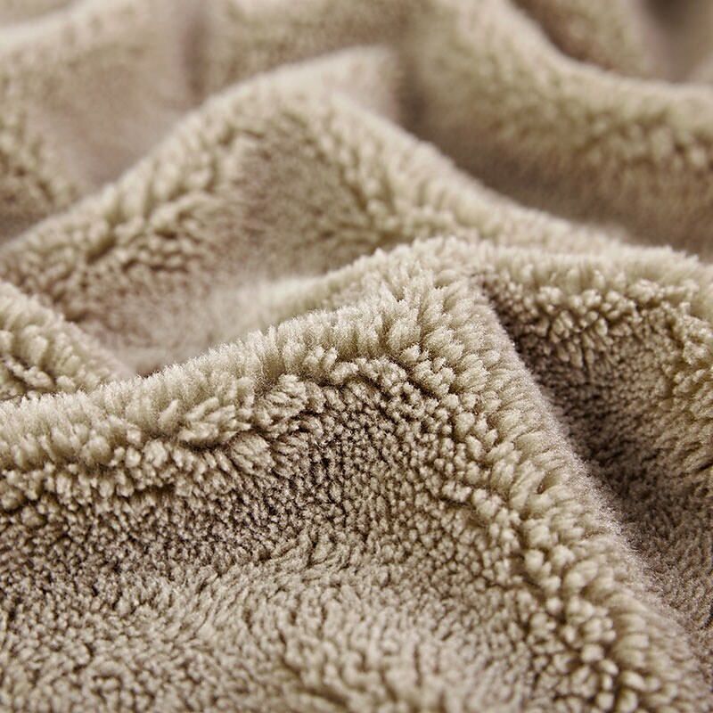 Men's Denim Faux Sherpa Lined Trucker Jacket Vintage Style