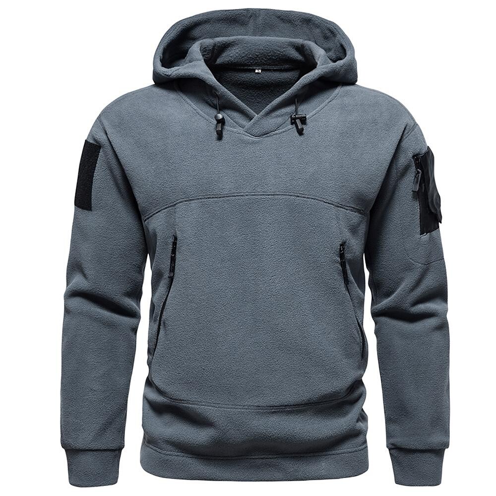 Men's Outdoor Solid Color Tactical Hoodie