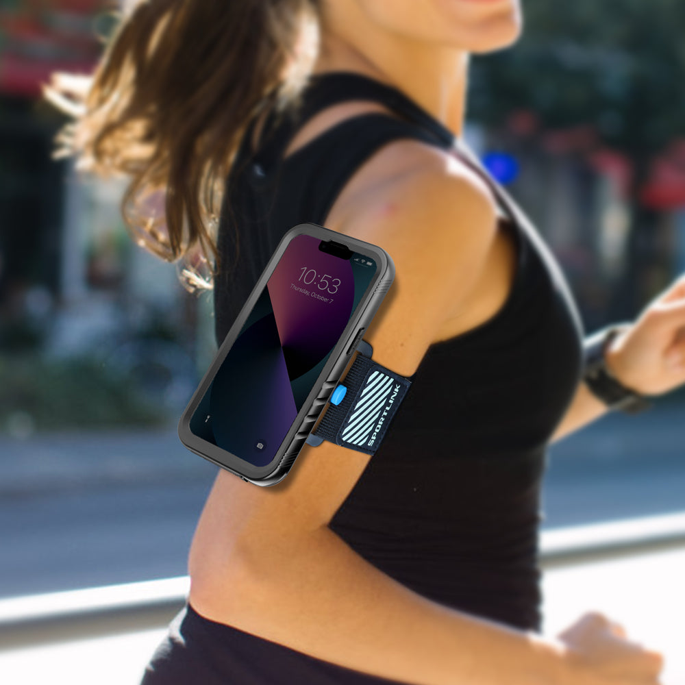 Quick Mount Sports Armband for iPhone 15 - Elevate Your Fitness Experience