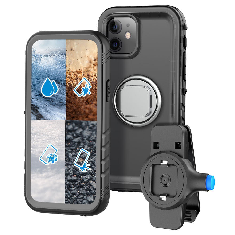 Waterproof phone case clip