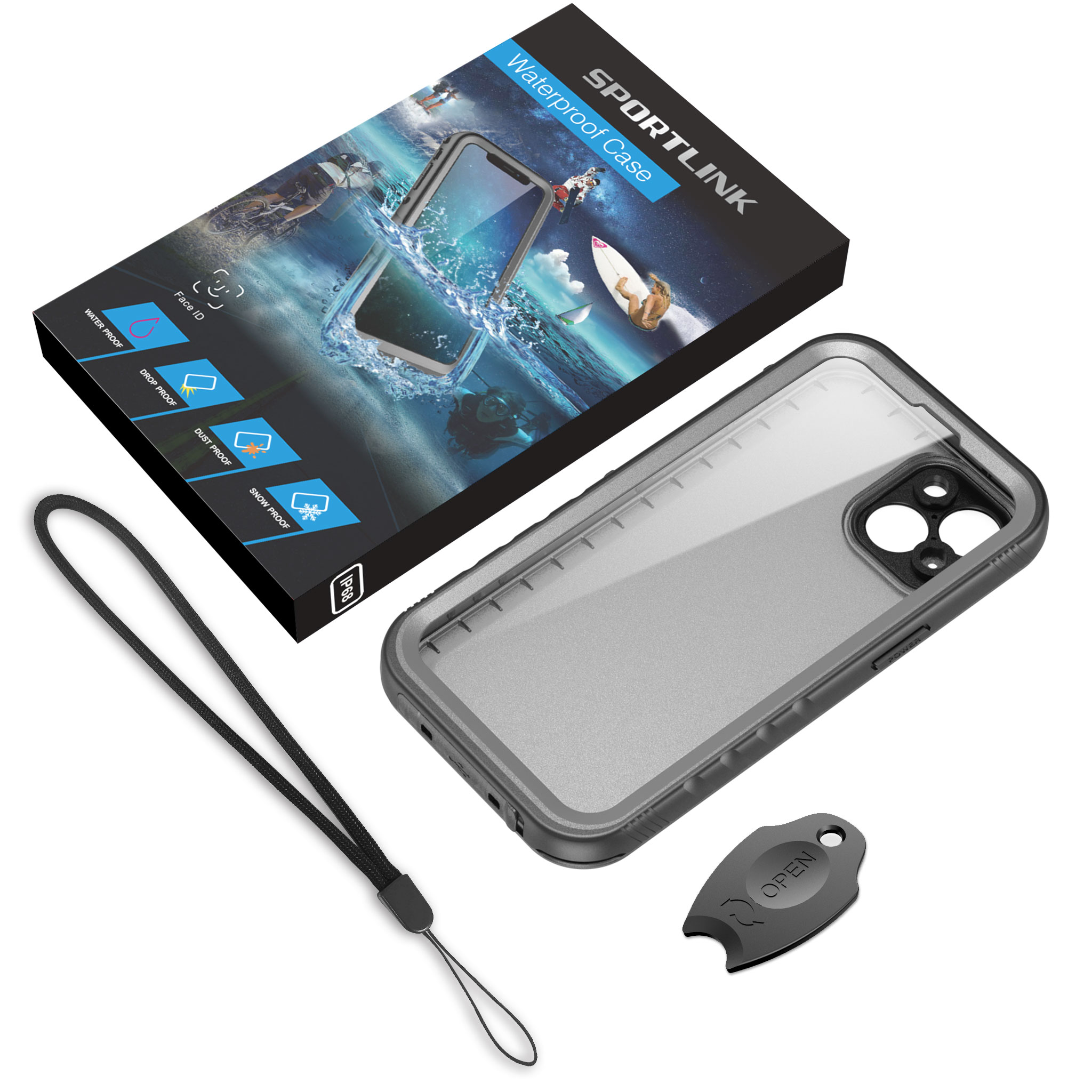 Waterproof Case for iPhone 14 