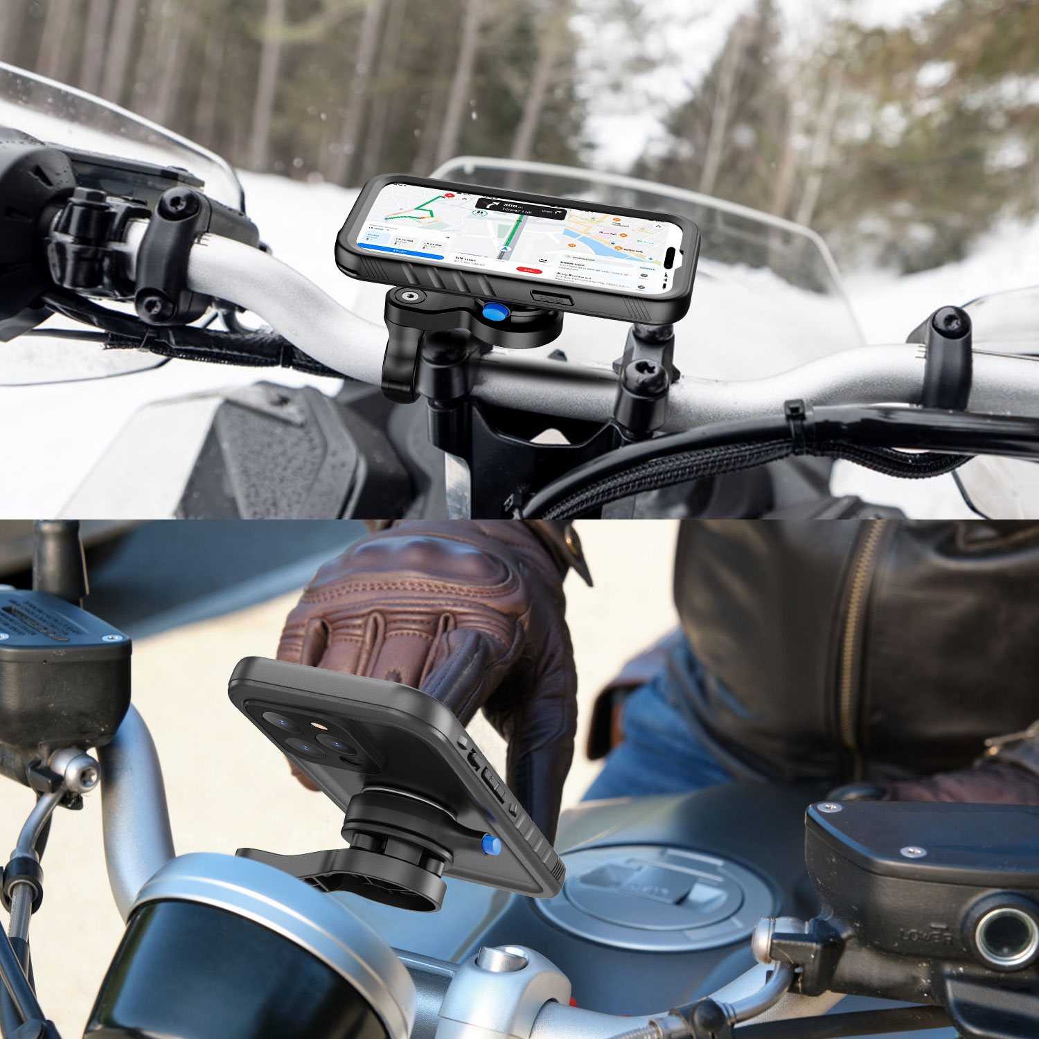 motorcycle phone holder waterproof