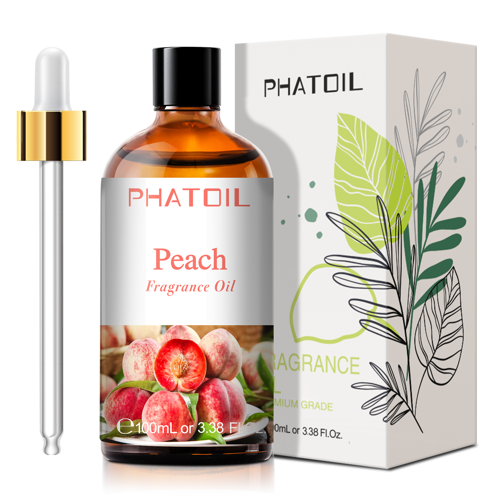 100mL/3.38Fl.Oz Peach Fragrance Oil