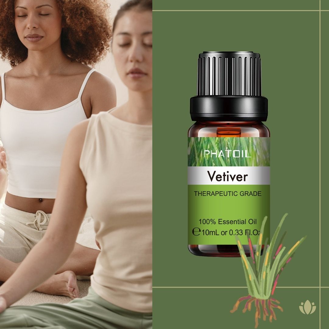 10ml Vetiver Pure Essential Oils &10ml other essential oils that blend it very well