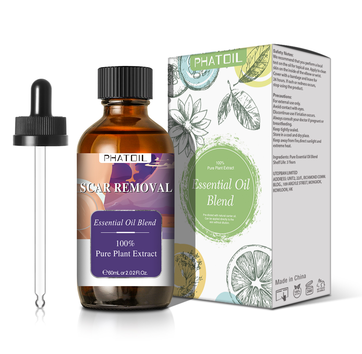 60ml Scar Removal Essential Oil Blend