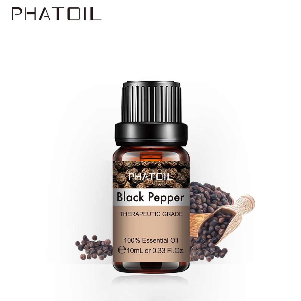 10ml/0.33fl.Oz Black pepper Pure Essential Oils