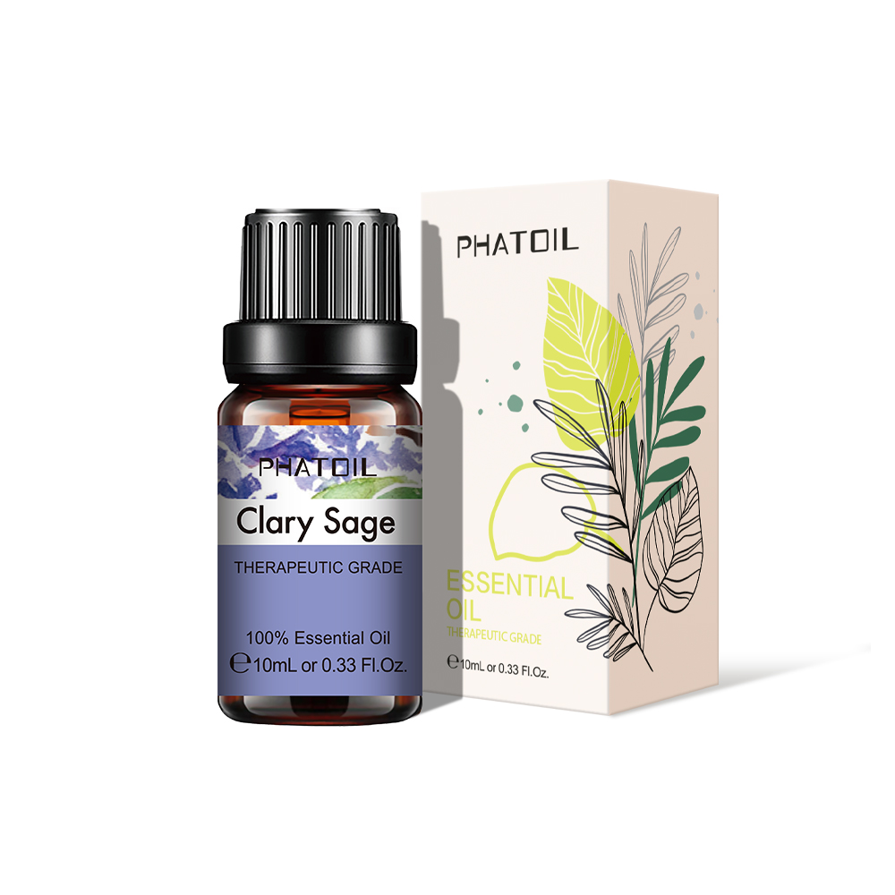 10ml/0.33fl.Oz Clary Sage Pure Essential Oils