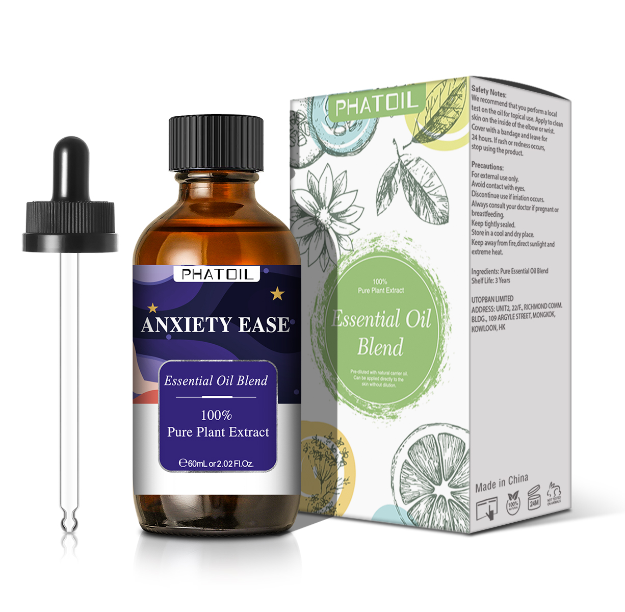 Anxiety Ease Essential Oil Blend