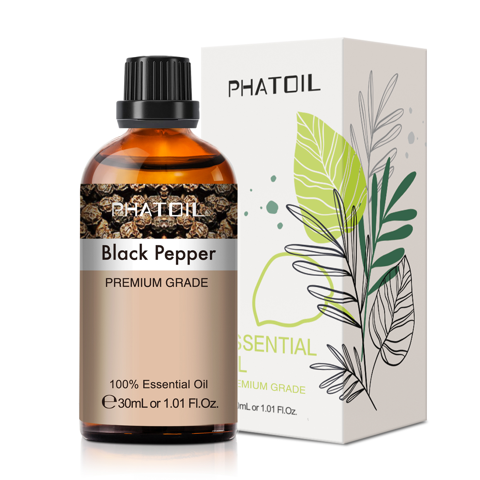30ml/1.01fl.Oz Black Pepper Essential Oil