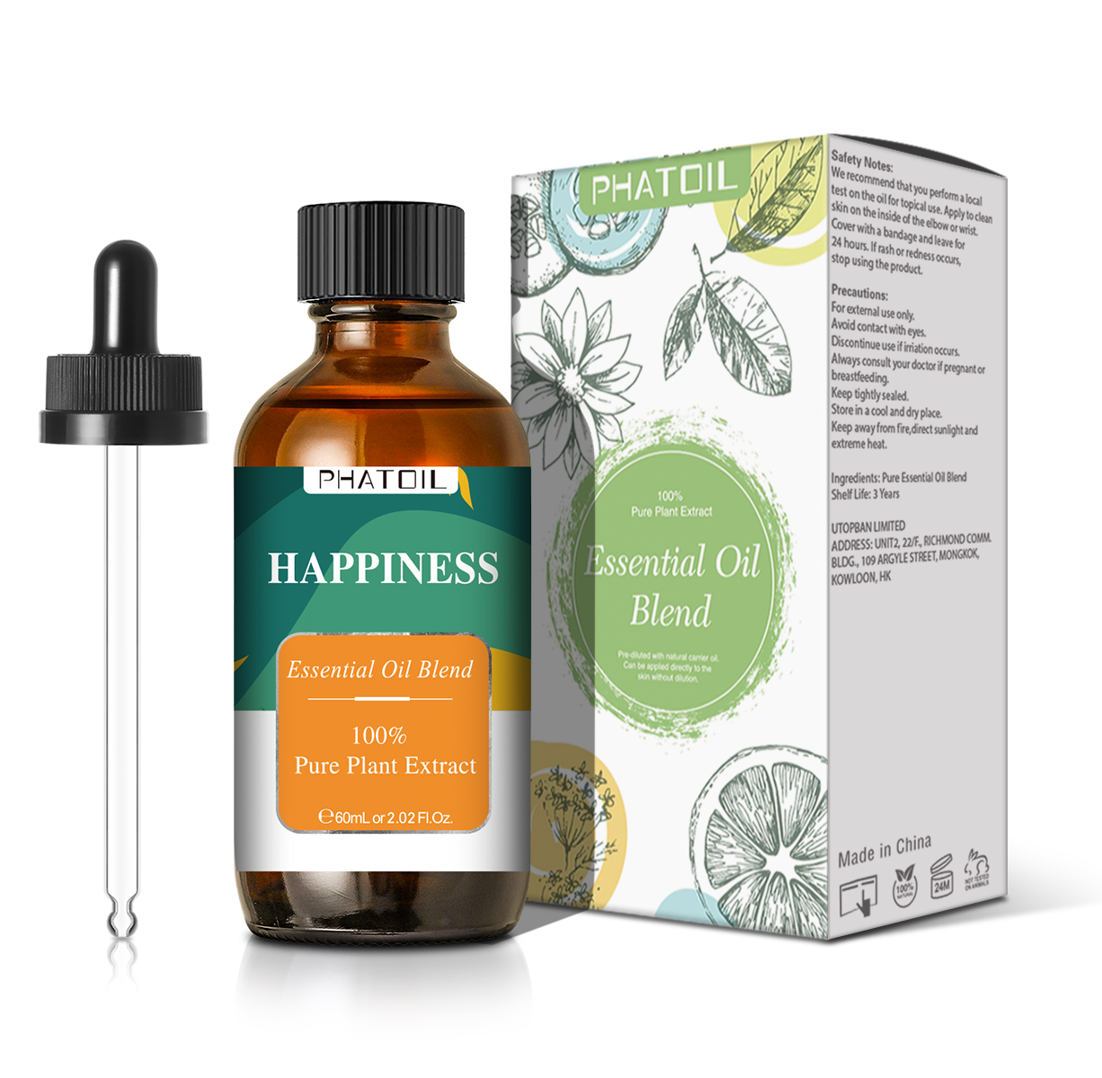 60ml Happiness Essential Oil Blend