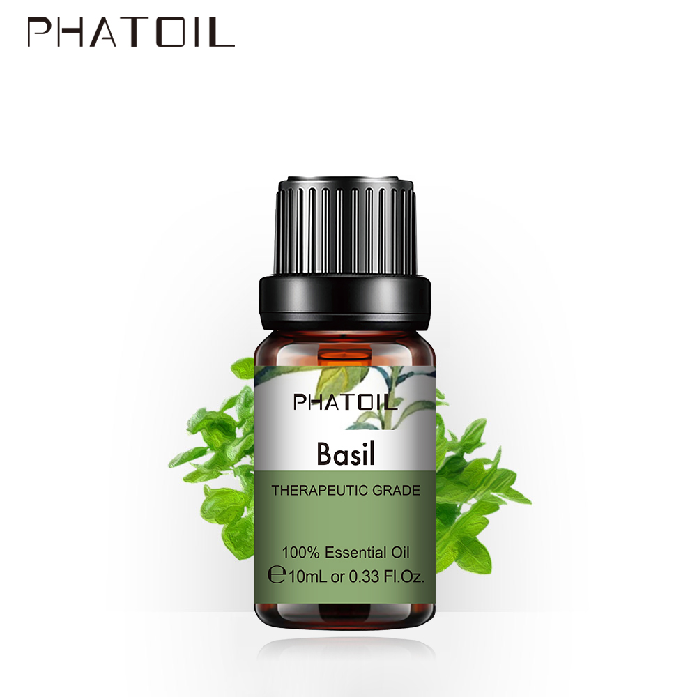 10ml/0.33fl.Oz Basil Pure Essential Oils 