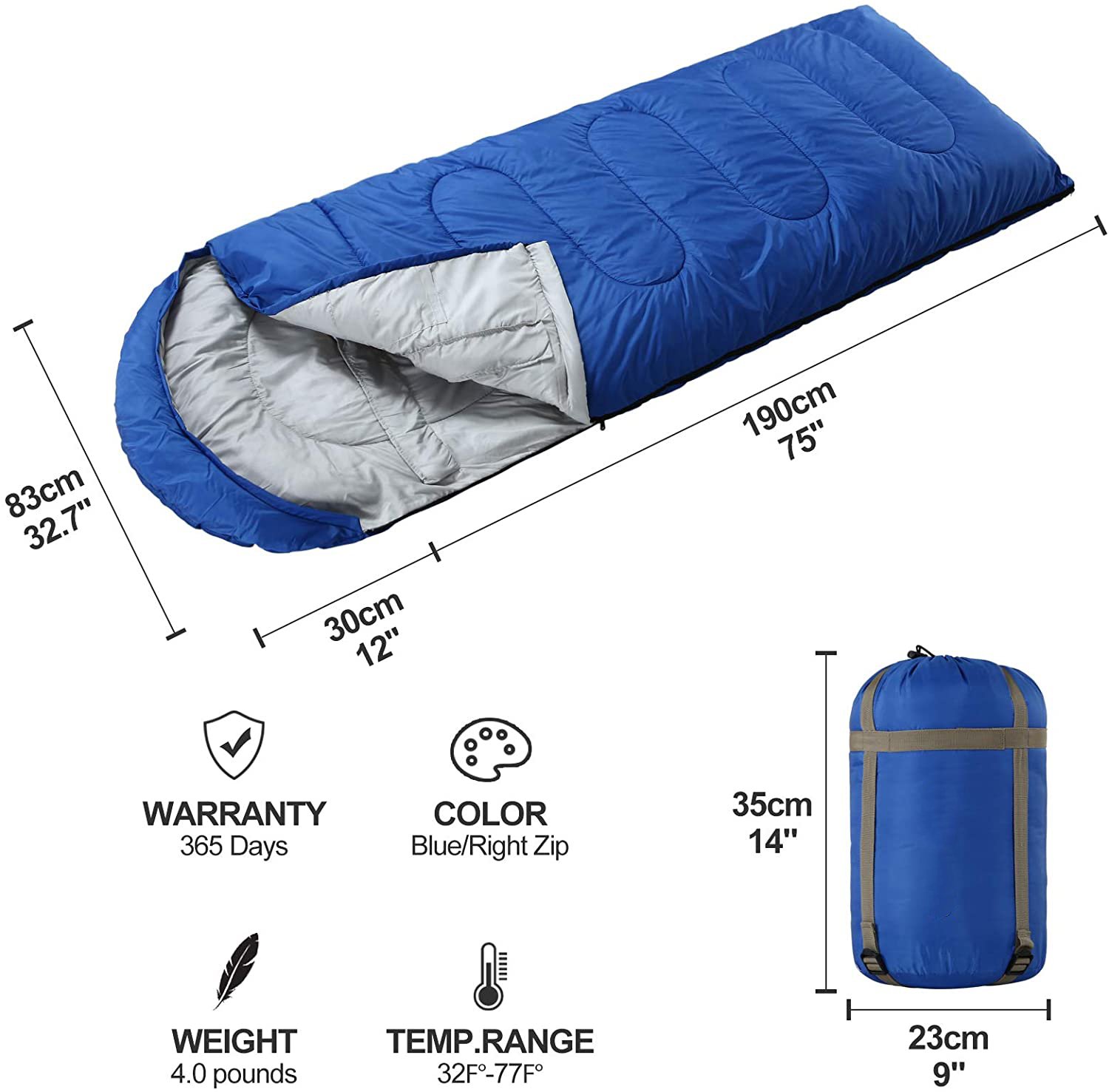 Portable Waterproof Sleeping Bag