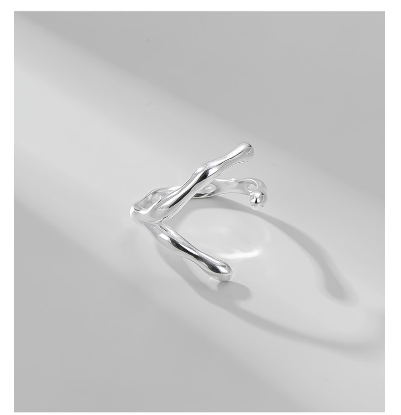 "Three Claws Crossed" S925 Sterling Silver Ring-BlingRunway