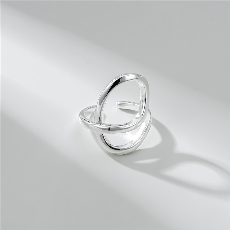 "Line Wrap" Design 925 Sterling Silver Ring-BlingRunway