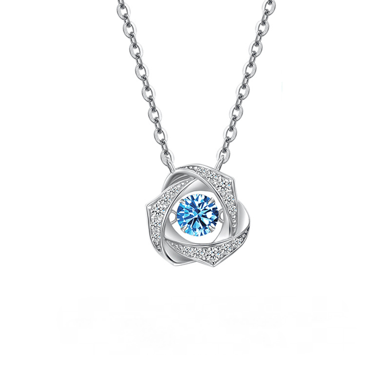 Heartbeat Series Bright Heart S925 Sterling Silver Necklace-BlingRunway