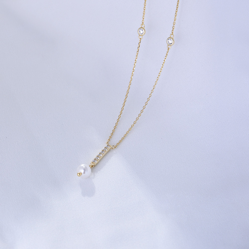 Classic Tassel Pearl Handmade Series S925 Sterling Silver Necklace-BlingRunway