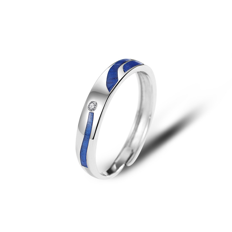 Love Each Other S925 Sterling Silver Couple Ring-BlingRunway