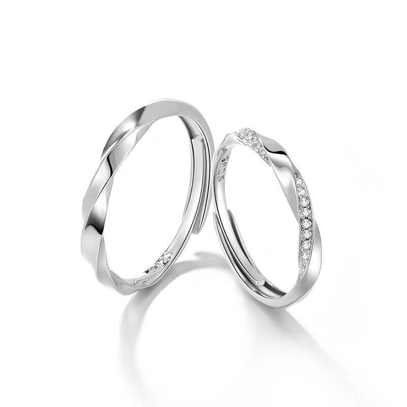Lightyear S925 Sterling Silver Couple Ring