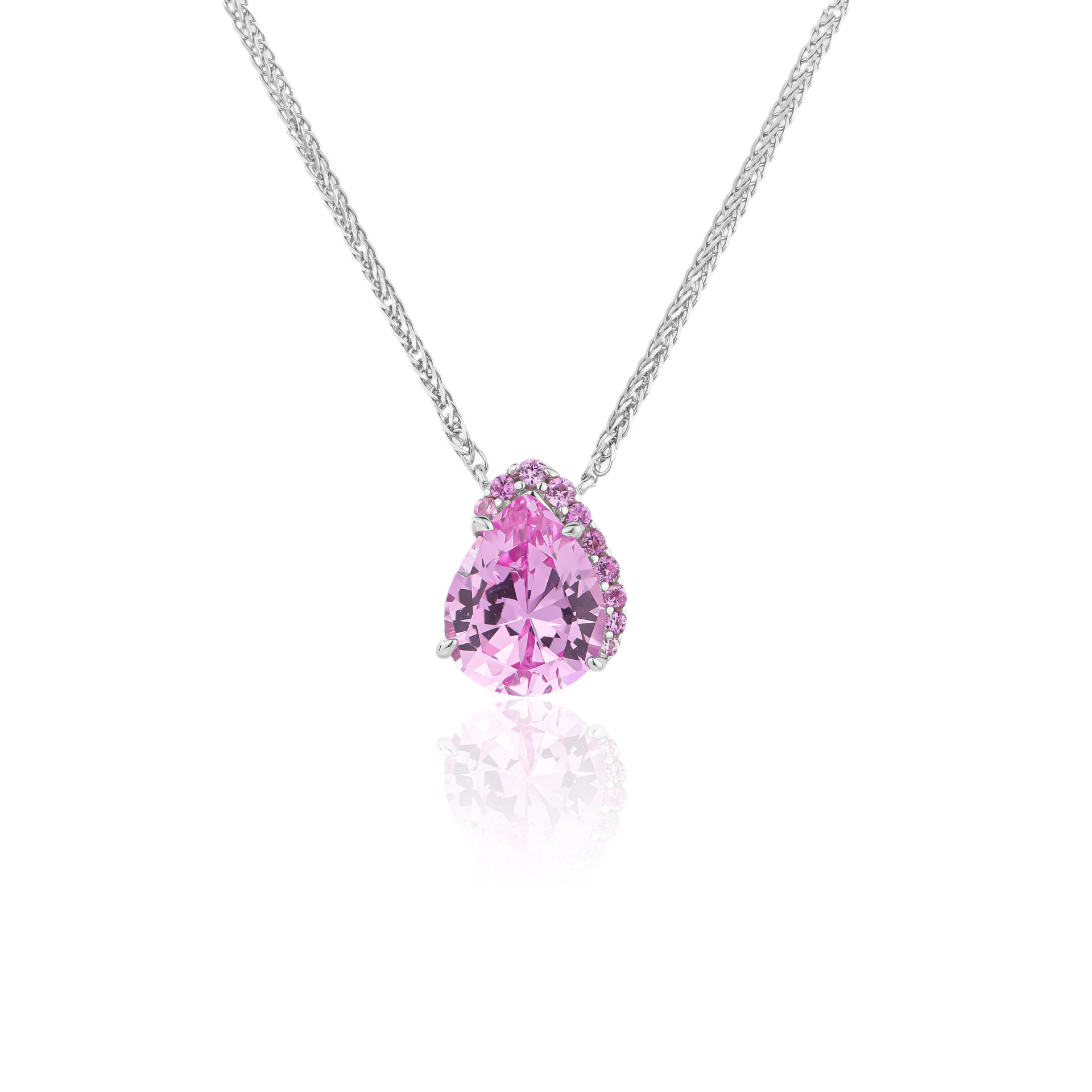 Classic Series S925 Silver Cultivated Gemstone Advanced Egg Necklace-BlingRunway