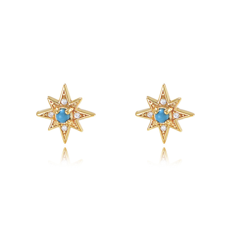 Classic Star handmade series S925 sterling silver earrings-BlingRunway