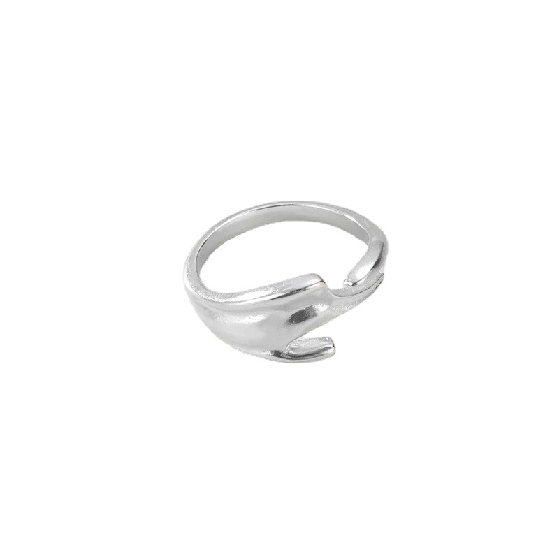 "Silver Flame" S925 Silver Ring-BilngRunway