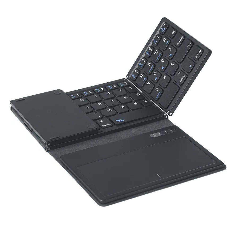 SEMTION Foldable Bluetooth Keyboard with Touchpad SEM(Sync Up to 3 Dev