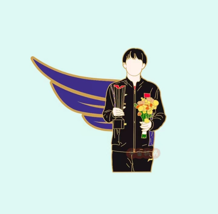 On-Sale-【Sun Ying Sha周边】7cm Metal Badge
