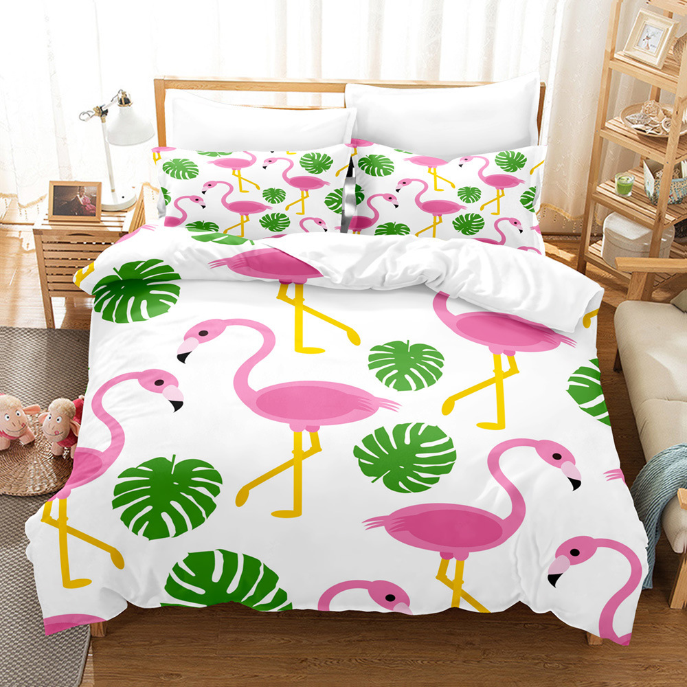 Flamingo Tropical Bedding Set