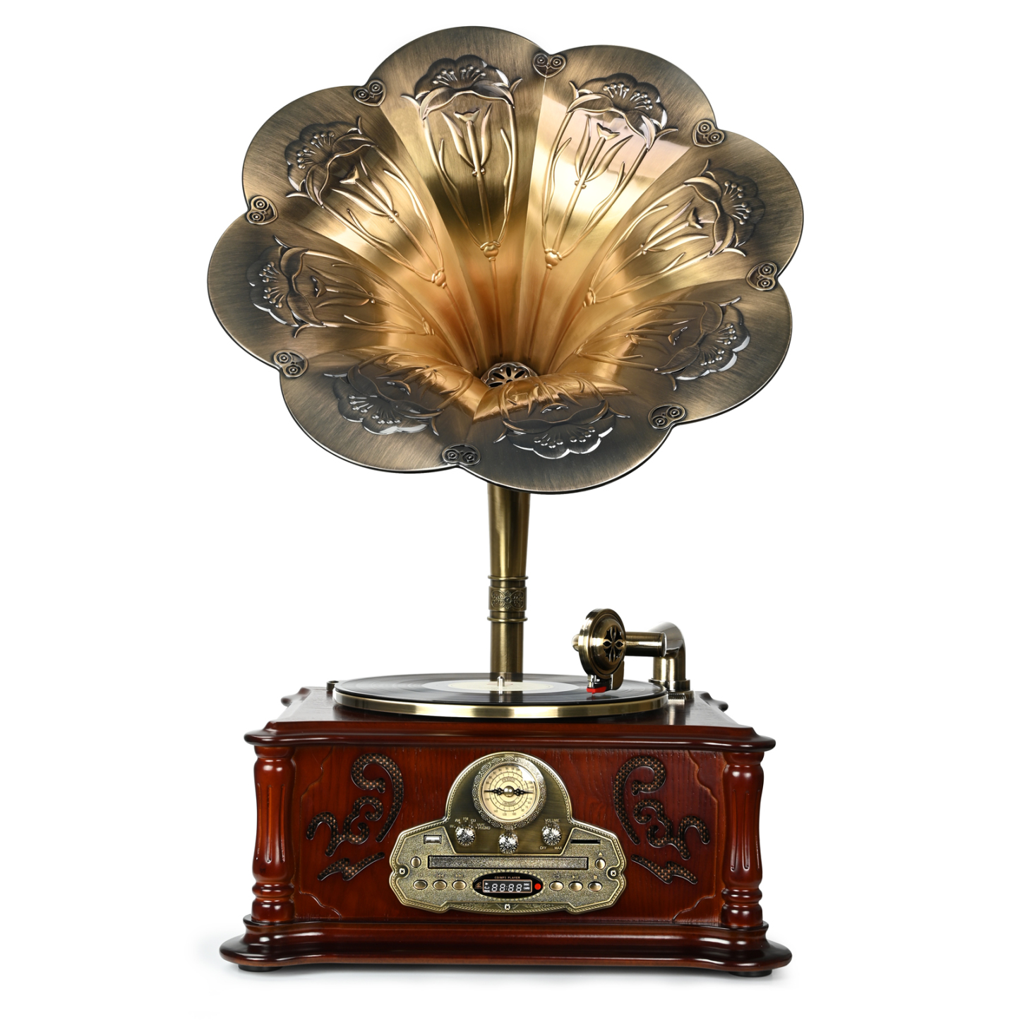 Retro Solid Wood Gramophone R026