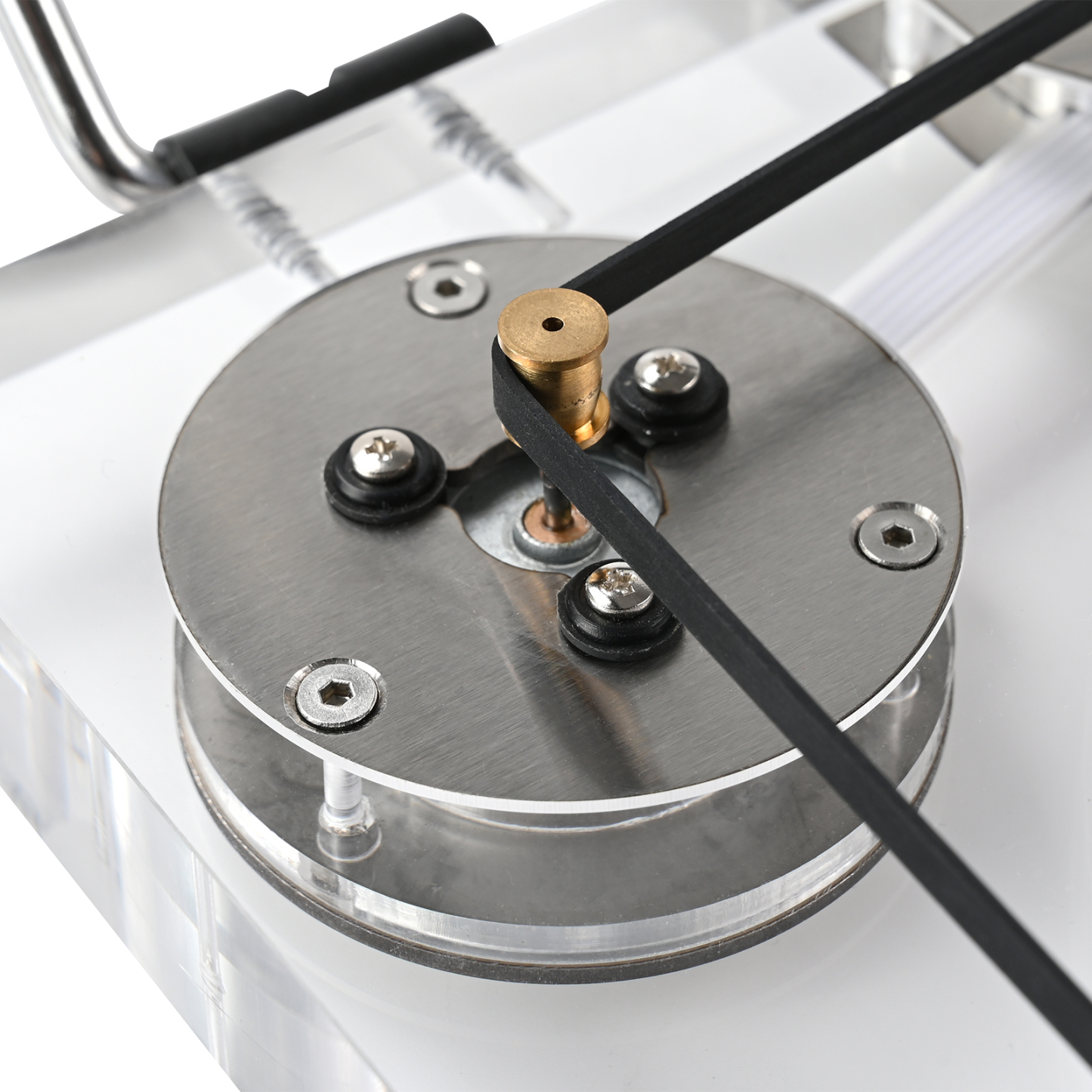 Full Clear Acrylic Vinyl Turntable with Bluetooth Output Mode