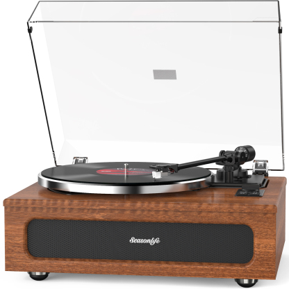 Upgraded All-in-One Record Player with High-Fidelity Sound