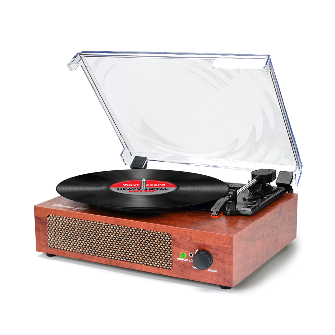 retro turntable with speakers