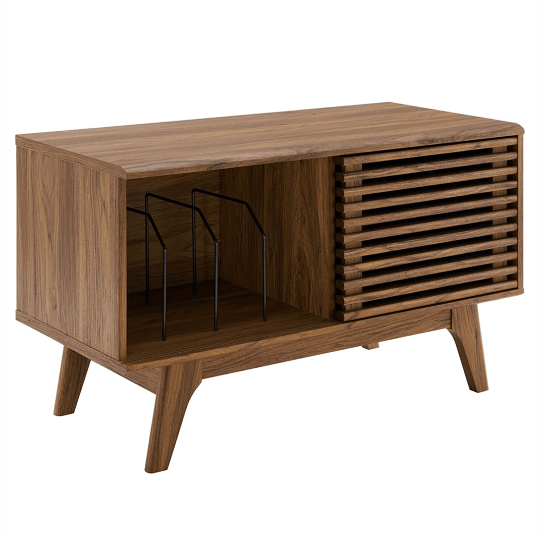 Record Player Stand with Cabinet