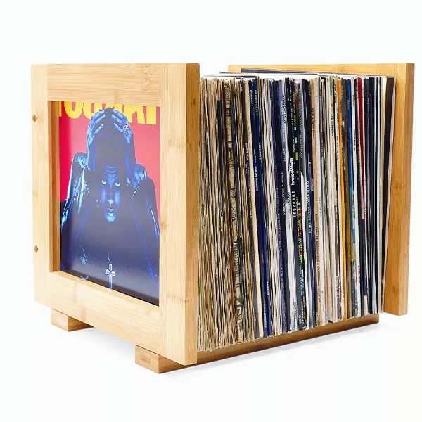 Vinyl Storage Create In Natural Wood Color