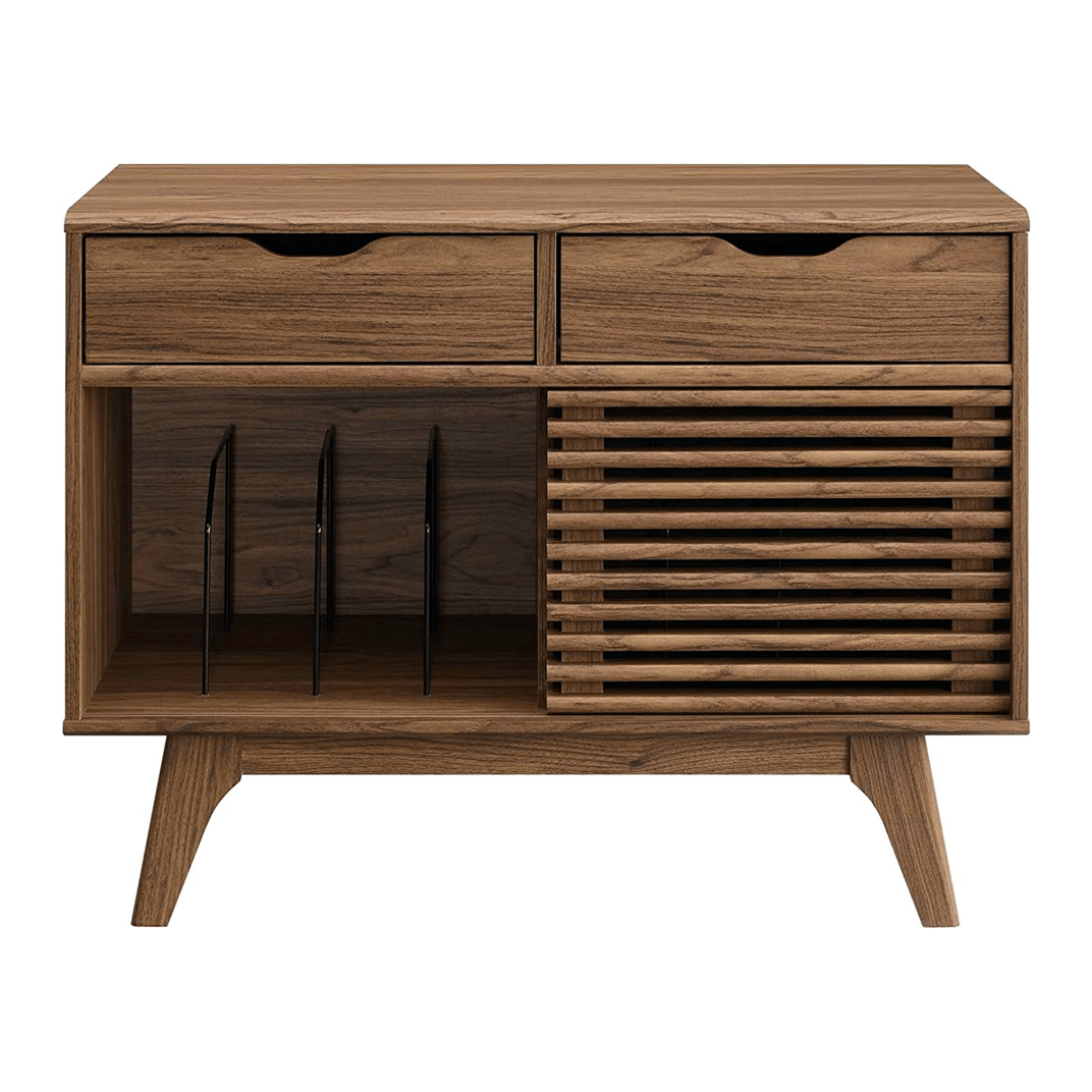 Record Player Cabinet with Drawer