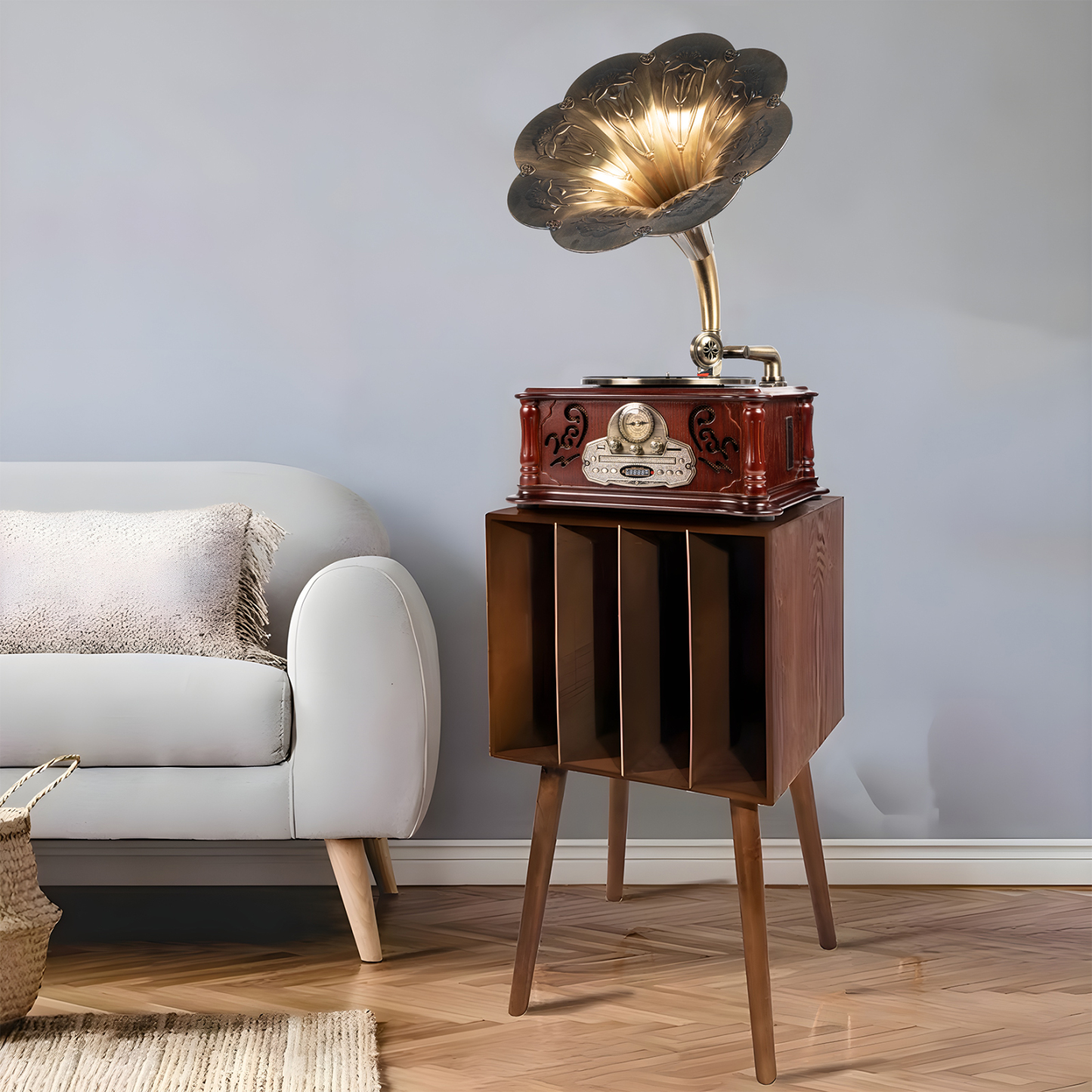 Retro Solid Wood Gramophone R026