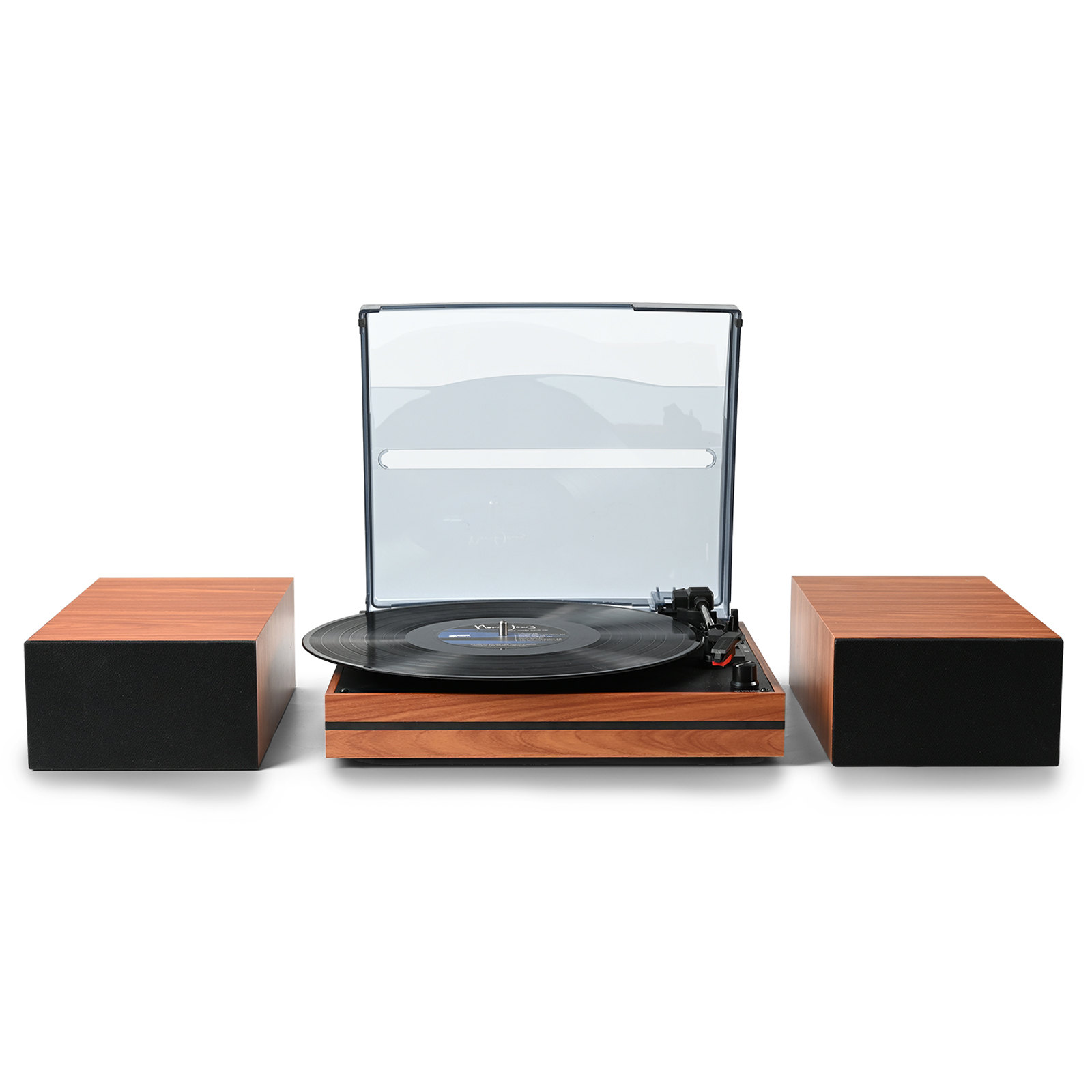Majestueus Belegering boom Bluetooth Turntable HiFi System with External Speakers R612