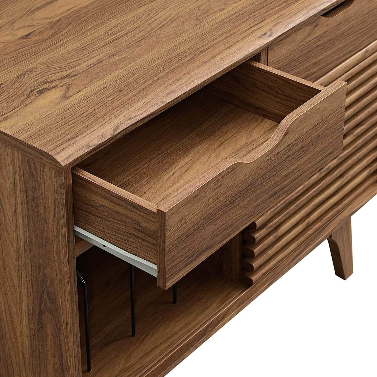 Record Player Cabinet with Drawer