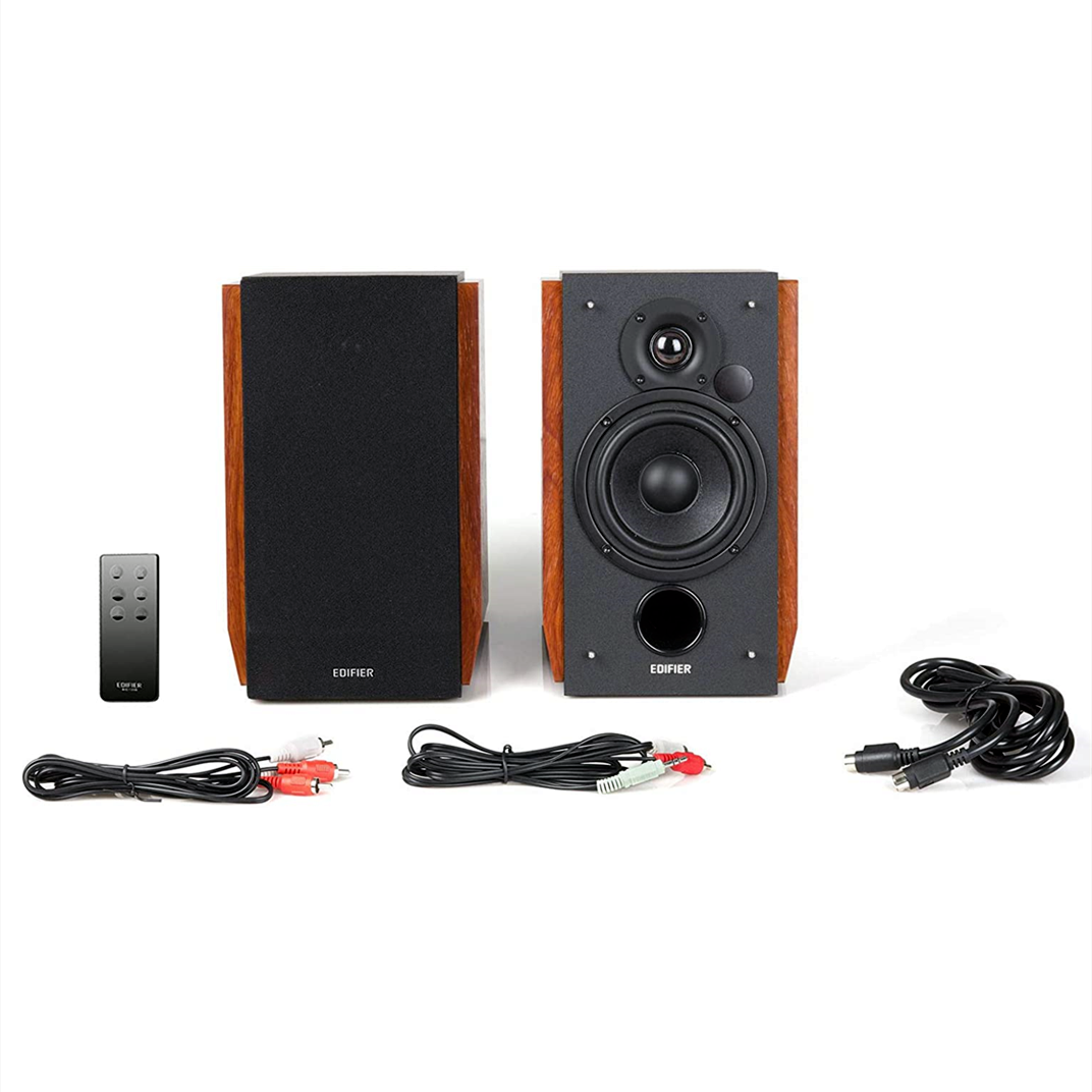 66W Bookshelf Speakers 2.0 Stereo Active Near Field Monitors